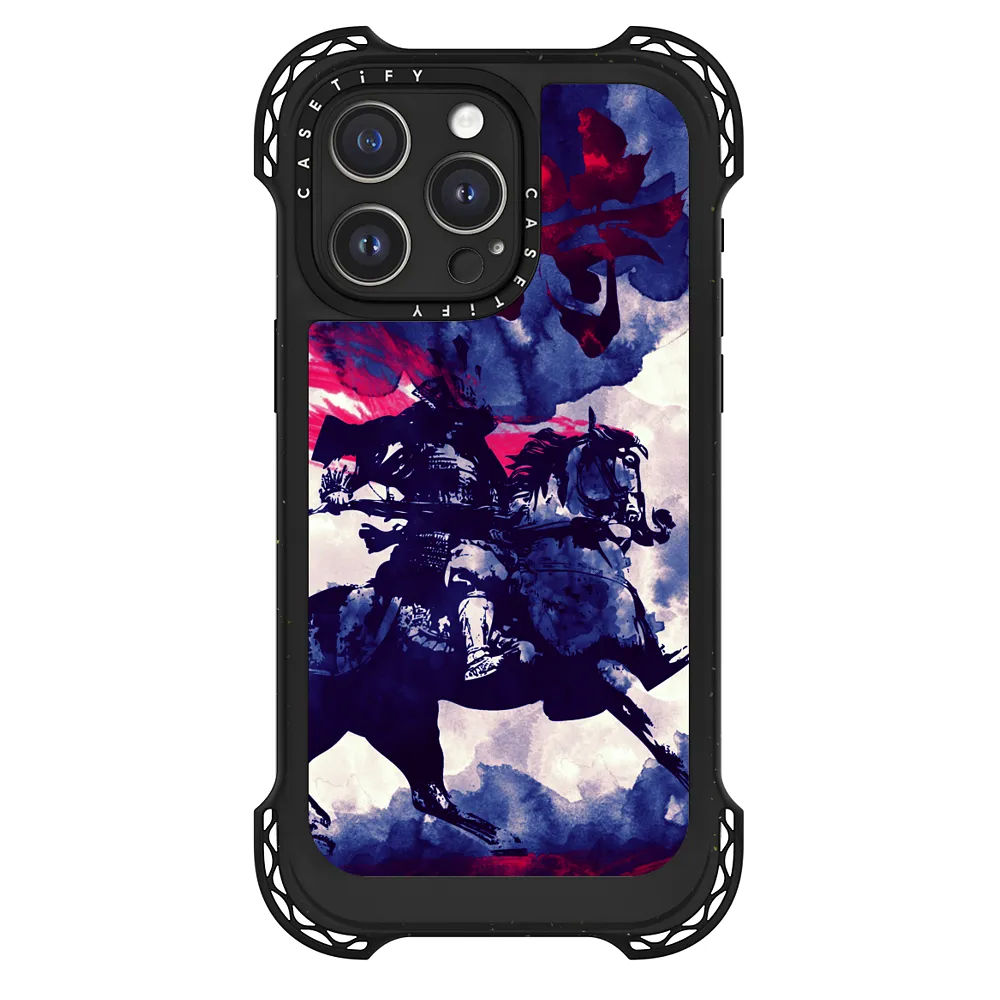 Ultra Bounce iPhone 15 Pro Max Case MagSafe Compatible - Samurai Warrior