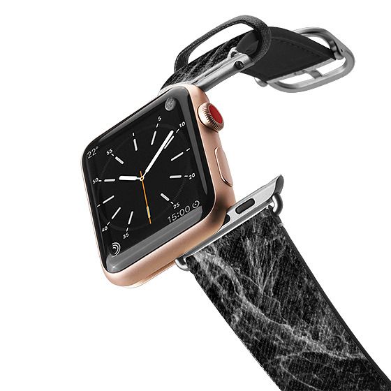 Modern Trendy Black and White Marble Stone Pattern Apple ...