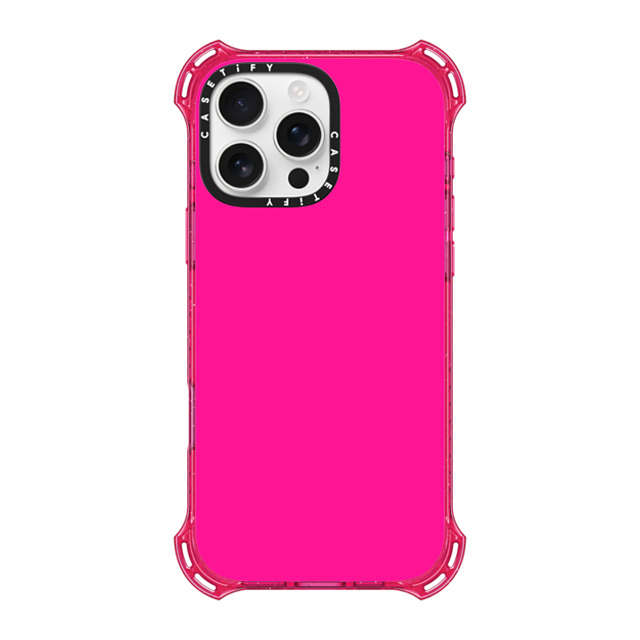 CASETiFY iPhone 16 Pro Max Case プリムローズ ピンク バウンスケース Simple Neon Pink miguel rivas CASETiFY iPhone 16 Pro Max Case プリムローズ ピンク バウンスケース Simple Neon Pink miguel rivas