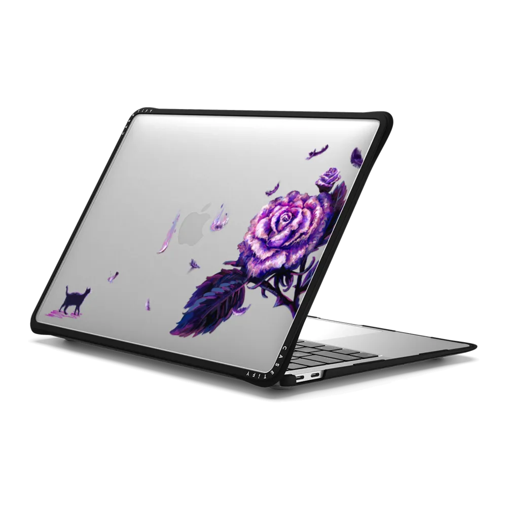Impact MacBook Air 13-inch (M1 / Intel) Case - Midnight Rose by Mond Kim