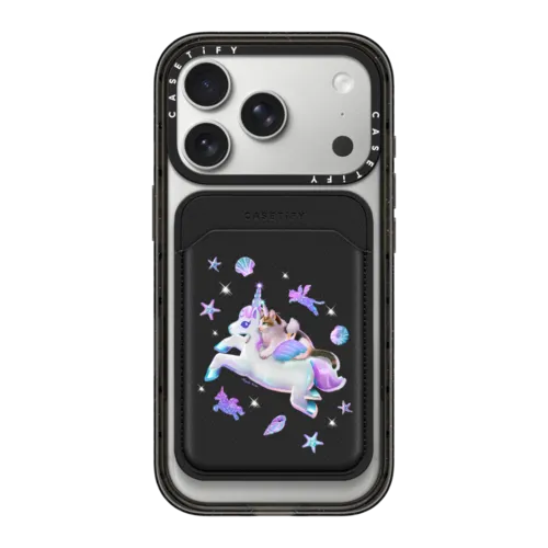 Snappy MagSafe Wallet - Unicorn Angel Cat