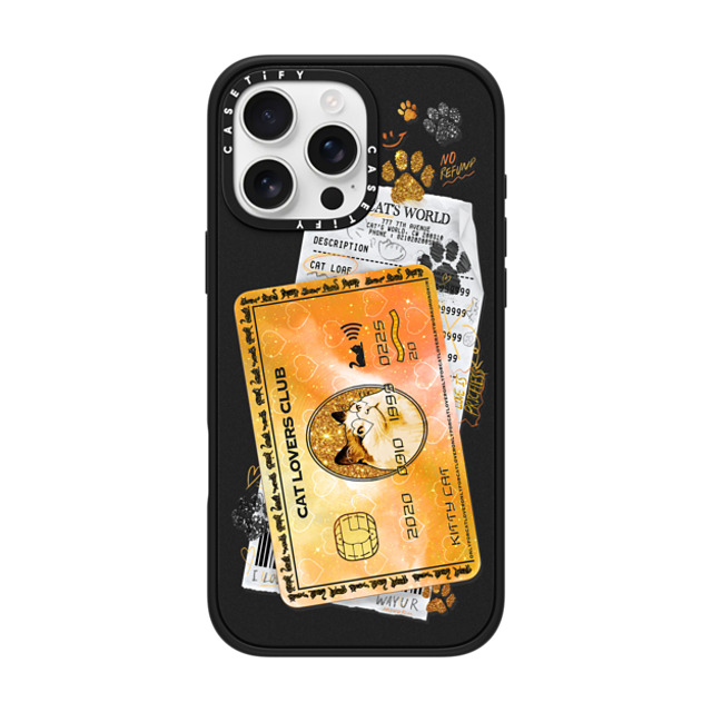 Mond Kim x CASETiFY iPhone 16 Pro Max Case Animal,Surrealism マットブラック Impact Case MagSafe Compatible Cat Lovers Card by Mond Kim Mother's Day Mond Kim x CASETiFY iPhone 16 Pro Max Case Animal,Surrealism マットブラック Impact Case MagSafe Compatible Cat Lovers Card by Mond Kim Mother's Day