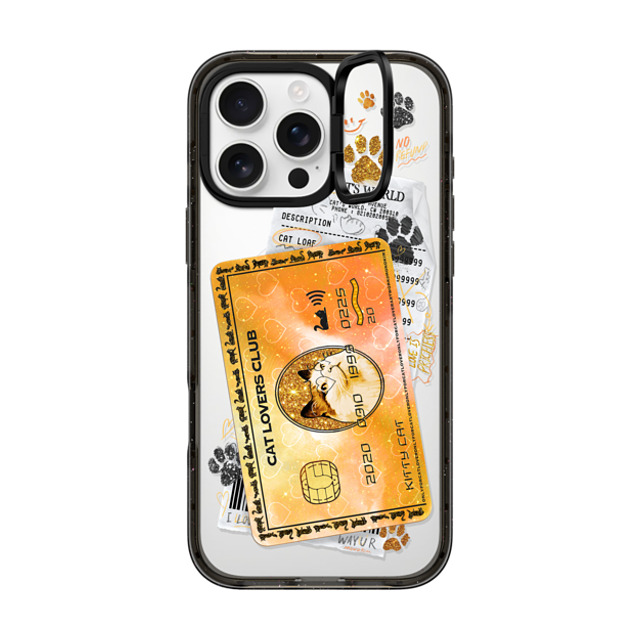 Mond Kim x CASETiFY iPhone 16 Pro Max Case Animal,Surrealism Black インパクトリングスタンドケース MagSafe対応 Cat Lovers Card by Mond Kim Mother's Day Mond Kim x CASETiFY iPhone 16 Pro Max Case Animal,Surrealism Black インパクトリングスタンドケース MagSafe対応 Cat Lovers Card by Mond Kim Mother's Day