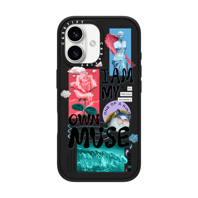 Mond Kim x CASETiFY iPhone 16 ケース Animal,Surrealism マットブラック インパクトケース MagSafe対応 Be My Muse by Mond Kim Father's Day Mond Kim x CASETiFY iPhone 16 ケース Animal,Surrealism マットブラック インパクトケース MagSafe対応 Be My Muse by Mond Kim Father's Day