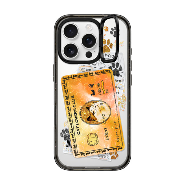 Mond Kim x CASETiFY iPhone 16 Pro Case Animal,Surrealism Black インパクトリングスタンドケース MagSafe対応 Cat Lovers Card by Mond Kim Mother's Day Mond Kim x CASETiFY iPhone 16 Pro Case Animal,Surrealism Black インパクトリングスタンドケース MagSafe対応 Cat Lovers Card by Mond Kim Mother's Day