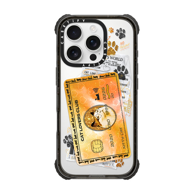 Mond Kim x CASETiFY iPhone 16 Pro Case Animal,Surrealism Black ウルトラ インパクトケース MagSafe 対応 Cat Lovers Card by Mond Kim Mother's Day Mond Kim x CASETiFY iPhone 16 Pro Case Animal,Surrealism Black ウルトラ インパクトケース MagSafe 対応 Cat Lovers Card by Mond Kim Mother's Day