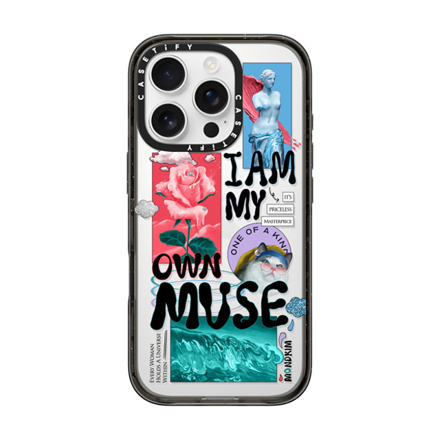 Mond Kim x CASETiFY iPhone 16 Pro Case Animal,Surrealism ブラック インパクトケース Be My Muse by Mond Kim Mother's Day Mond Kim x CASETiFY iPhone 16 Pro Case Animal,Surrealism ブラック インパクトケース Be My Muse by Mond Kim Mother's Day
