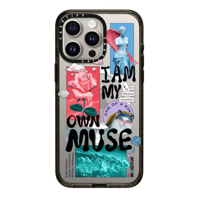 Mond Kim x CASETiFY iPhone 15 Pro Max Case Animal,Surrealism Black Impact Case MagSafe Compatible Be My Muse by Mond Kim Mother's Day Mond Kim x CASETiFY iPhone 15 Pro Max Case Animal,Surrealism Black Impact Case MagSafe Compatible Be My Muse by Mond Kim Mother's Day