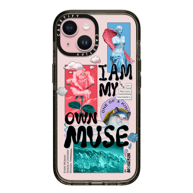 Mond Kim x CASETiFY iPhone 15 Case Animal,Surrealism ブラック インパクトケース Be My Muse by Mond Kim Mother's Day Mond Kim x CASETiFY iPhone 15 Case Animal,Surrealism ブラック インパクトケース Be My Muse by Mond Kim Mother's Day