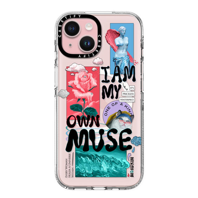 Mond Kim x CASETiFY iPhone 15 Case Animal,Surrealism クリア クリア ケース MagSafe対応 Be My Muse by Mond Kim Mother's Day Mond Kim x CASETiFY iPhone 15 Case Animal,Surrealism クリア クリア ケース MagSafe対応 Be My Muse by Mond Kim Mother's Day