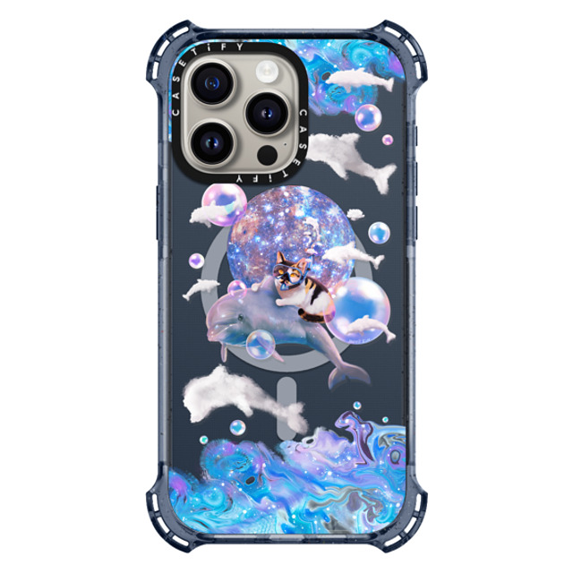 Mond Kim x CASETiFY iPhone 15 Pro Max Case Summer,Ocean Classic Blue バウンスケース THE CAT FROM THE SEA BY MOND KIM Back to School Mond Kim x CASETiFY iPhone 15 Pro Max Case Summer,Ocean Classic Blue バウンスケース THE CAT FROM THE SEA BY MOND KIM Back to School