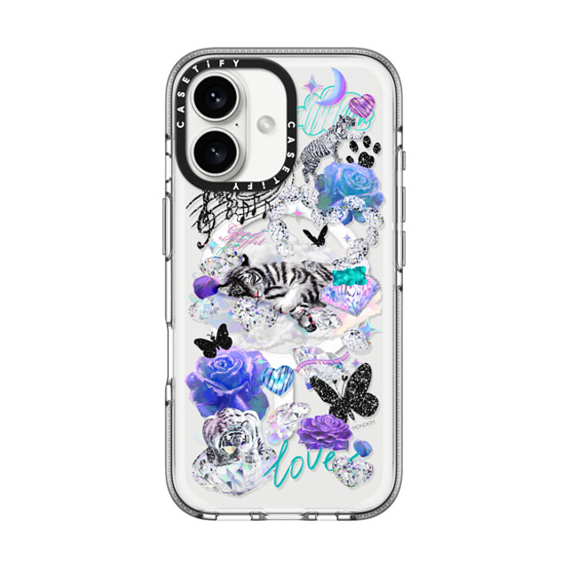 Mond Kim x CASETiFY iPhone 16 ケース Sticker,Floral クリア クリア ケース MagSafe対応 Sweet Dream by Mond Kim Father's Day Mond Kim x CASETiFY iPhone 16 ケース Sticker,Floral クリア クリア ケース MagSafe対応 Sweet Dream by Mond Kim Father's Day