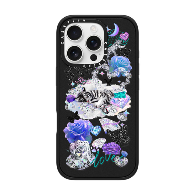Mond Kim x CASETiFY iPhone 16 Pro Case Sticker,Floral Matte Black Impact Case MagSafe Compatible Sweet Dream by Mond Kim Father's Day Mond Kim x CASETiFY iPhone 16 Pro Case Sticker,Floral Matte Black Impact Case MagSafe Compatible Sweet Dream by Mond Kim Father's Day