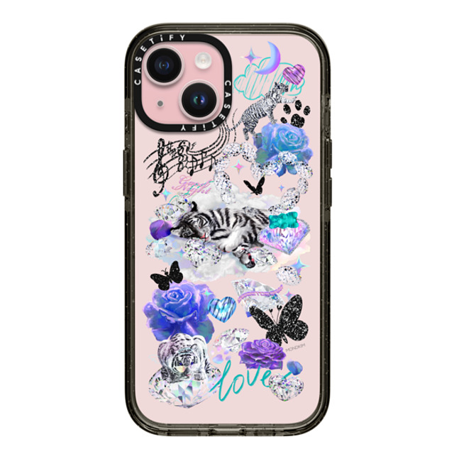 Mond Kim x CASETiFY iPhone 15 Case Sticker,Floral Black インパクトケース Sweet Dream by Mond Kim Mother's Day Mond Kim x CASETiFY iPhone 15 Case Sticker,Floral Black インパクトケース Sweet Dream by Mond Kim Mother's Day