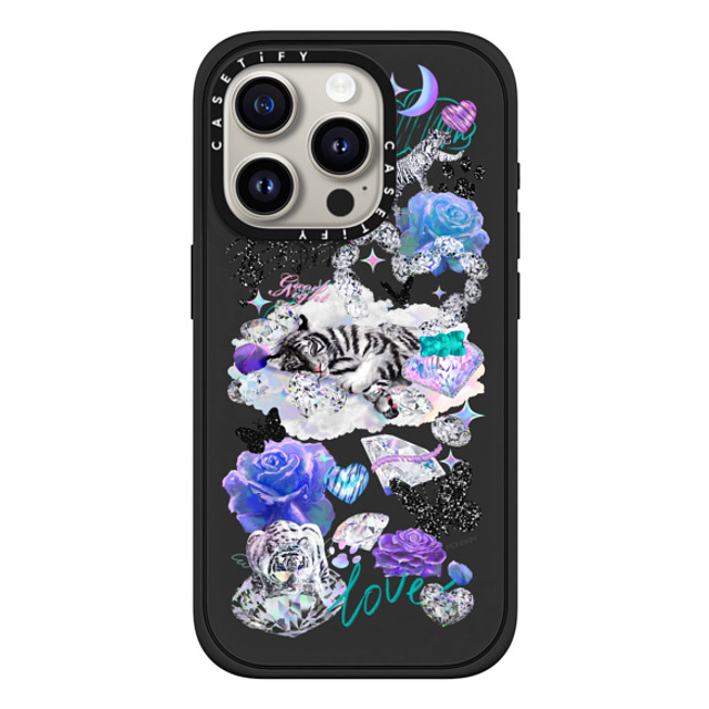 Mond Kim x CASETiFY iPhone 15 Pro Case Sticker,Floral Matte Black Impact Case MagSafe Compatible Sweet Dream by Mond Kim Back to School Mond Kim x CASETiFY iPhone 15 Pro Case Sticker,Floral Matte Black Impact Case MagSafe Compatible Sweet Dream by Mond Kim Back to School