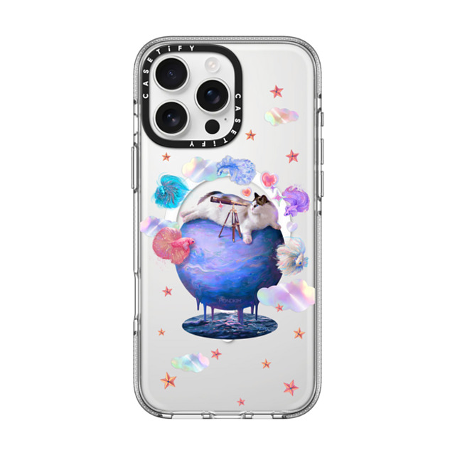 Mond Kim x CASETiFY iPhone 16 Pro Max Case Cat,Space クリア クリア ケース MagSafe対応 The Cat from Neptune by Mond Kim Back to School Mond Kim x CASETiFY iPhone 16 Pro Max Case Cat,Space クリア クリア ケース MagSafe対応 The Cat from Neptune by Mond Kim Back to School