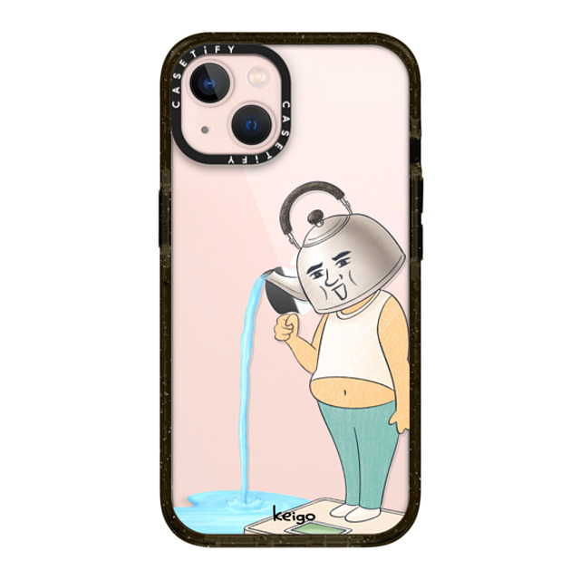 Keigo x CASETiFY iPhone 13 ケース ブラック インパクトケース Keigo 04