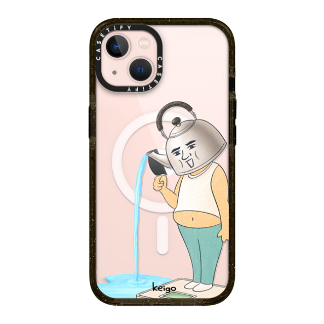 Keigo x CASETiFY iPhone 13 ケース ブラック インパクトケース MagSafe対応 Keigo 04