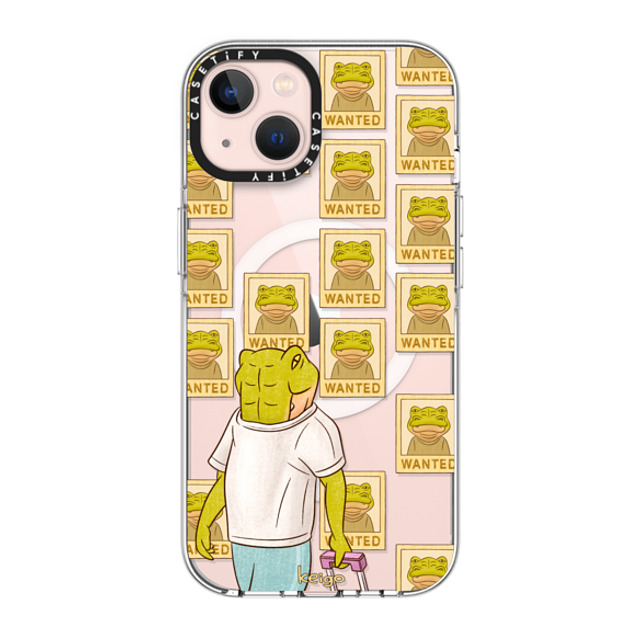 Keigo x CASETiFY iPhone 13 ケース クリア クリア ケース MagSafe対応 Keigo 05