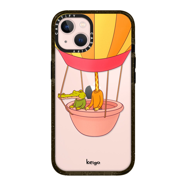 Keigo x CASETiFY iPhone 13 ケース ブラック インパクトケース Keigo 06