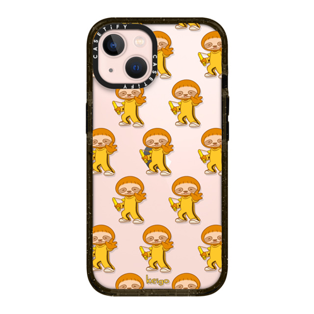 Keigo x CASETiFY iPhone 13 ケース ブラック インパクトケース Keigo 07