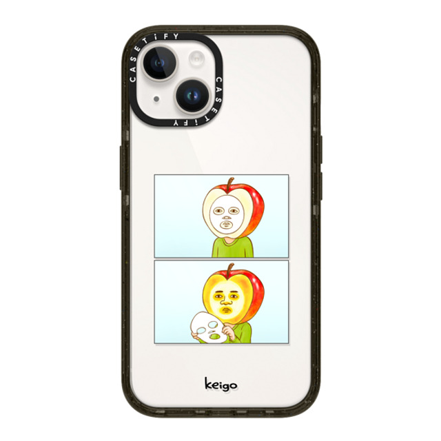 Keigo x CASETiFY iPhone 14 ケース ブラック インパクトケース Keigo 01