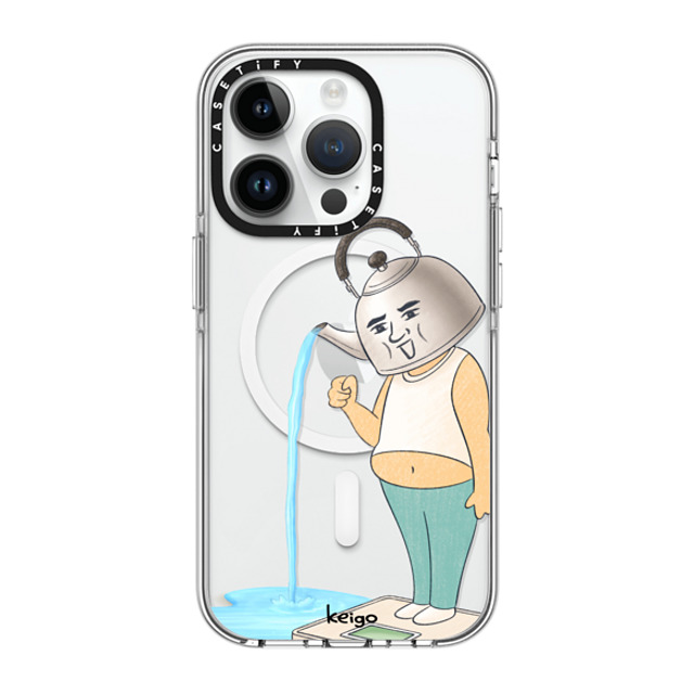 Keigo x CASETiFY iPhone 14 Pro ケース クリア クリア ケース MagSafe対応 Keigo 04