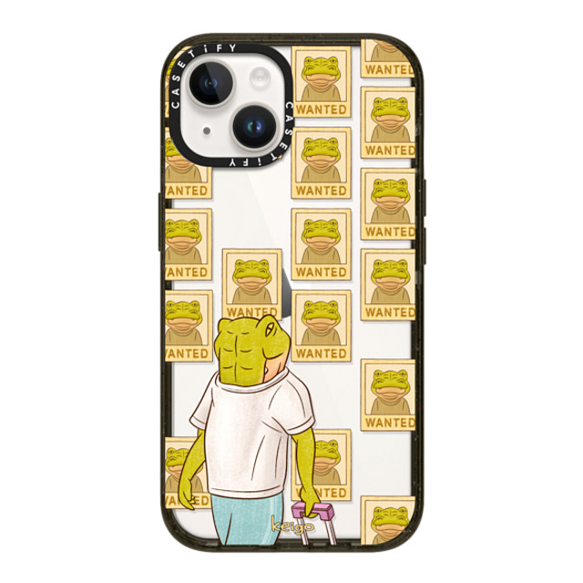 Keigo x CASETiFY iPhone 14 ケース ブラック インパクトケース Keigo 05