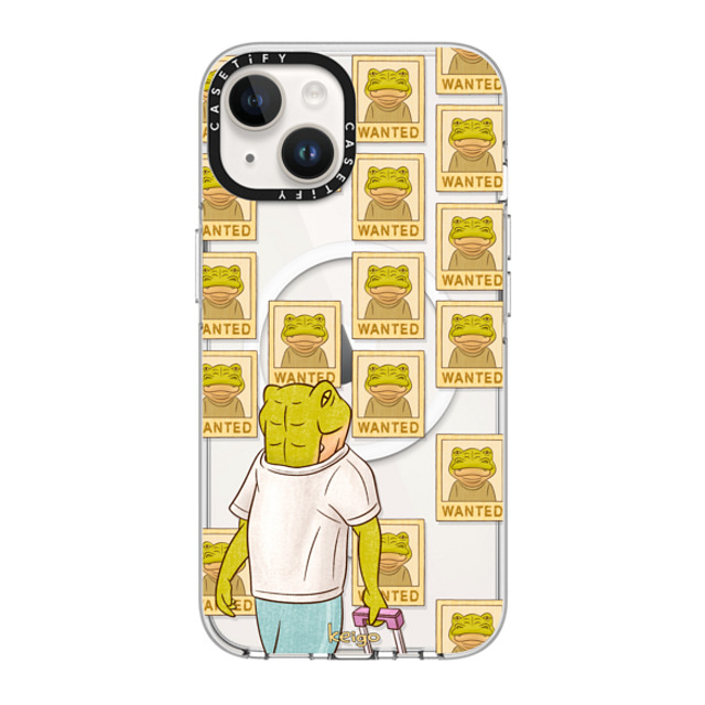 Keigo x CASETiFY iPhone 14 ケース クリア クリア ケース MagSafe対応 Keigo 05