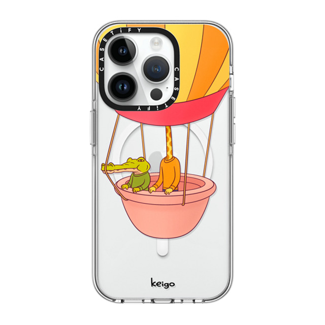 Keigo x CASETiFY iPhone 14 Pro ケース クリア クリア ケース MagSafe対応 Keigo 06