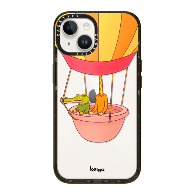 Keigo x CASETiFY iPhone 14 ケース ブラック インパクトケース Keigo 06