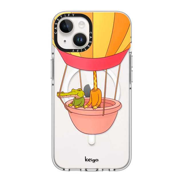 Keigo x CASETiFY iPhone 14 ケース クリア クリア ケース MagSafe対応 Keigo 06