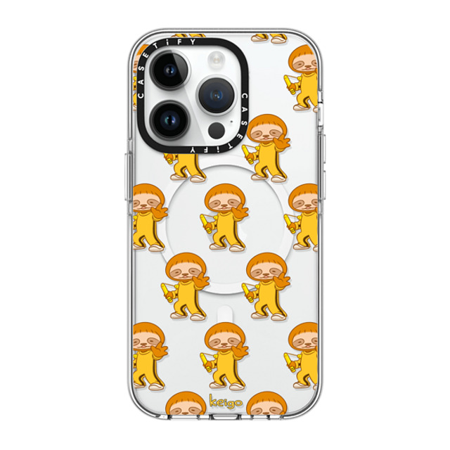 Keigo x CASETiFY iPhone 14 Pro ケース クリア クリア ケース MagSafe対応 Keigo 07