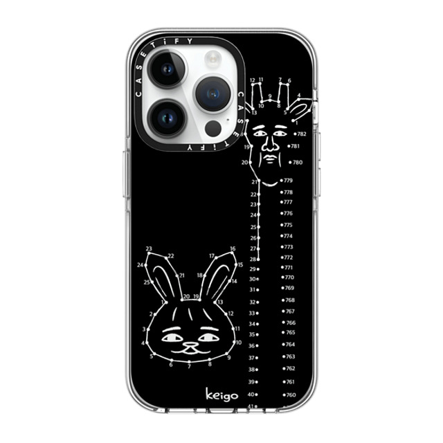 Keigo x CASETiFY iPhone 14 Pro ケース クリア クリア ケース MagSafe対応 Keigo 09