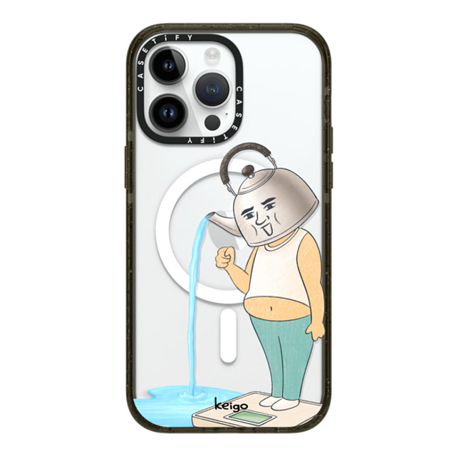 Keigo x CASETiFY iPhone 14 Pro Max ケース ブラック インパクトケース MagSafe対応 Keigo 04