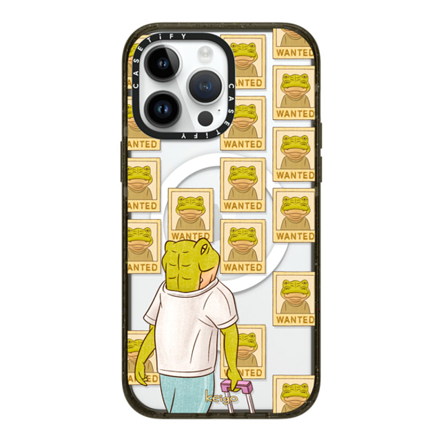 Keigo x CASETiFY iPhone 14 Pro Max ケース ブラック インパクトケース MagSafe対応 Keigo 05