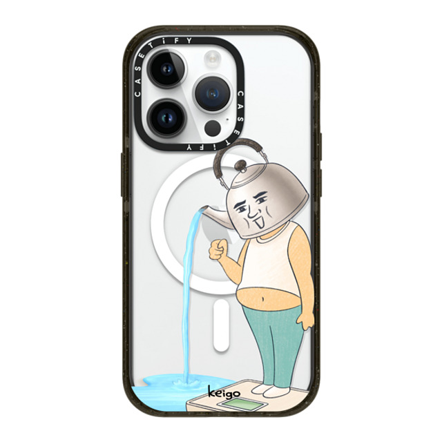 Keigo x CASETiFY iPhone 14 Pro ケース ブラック インパクトケース MagSafe対応 Keigo 04