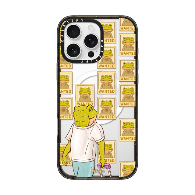 Keigo x CASETiFY iPhone 16 Pro Max ケース ブラック インパクトケース MagSafe対応 Keigo 05