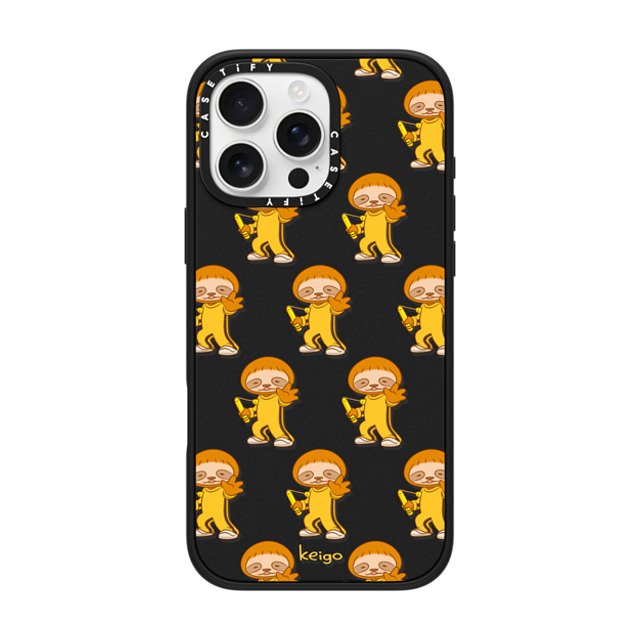 Keigo x CASETiFY iPhone 16 Pro Max ケース マットブラック インパクトケース MagSafe対応 Keigo 07