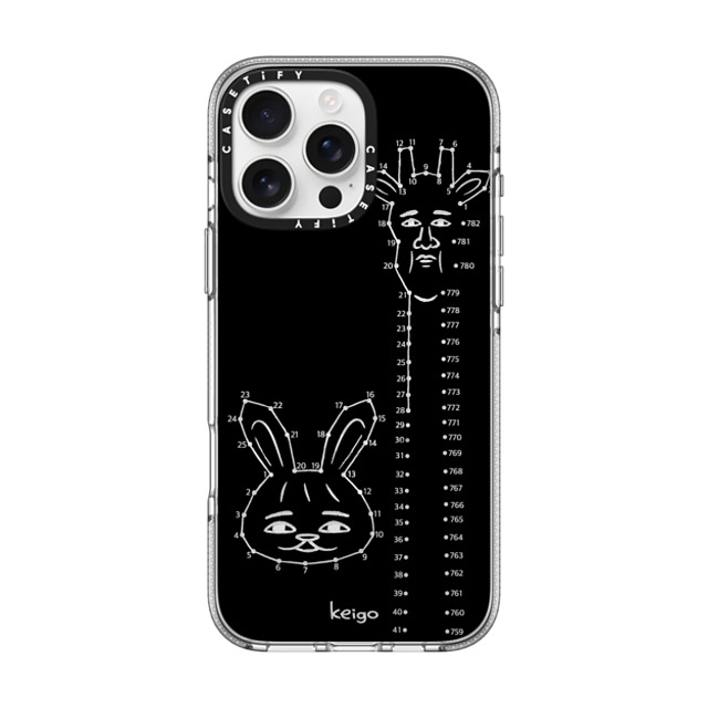 Keigo x CASETiFY iPhone 16 Pro Max ケース クリア クリア ケース MagSafe対応 Keigo 09