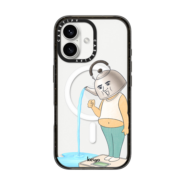 Keigo x CASETiFY iPhone 16 ケース ブラック インパクトケース MagSafe対応 Keigo 04