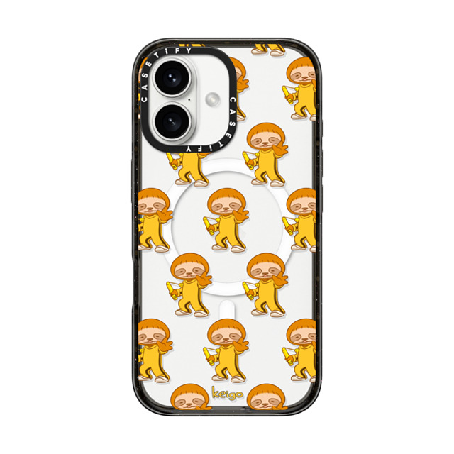 Keigo x CASETiFY iPhone 16 ケース ブラック インパクトケース MagSafe対応 Keigo 07