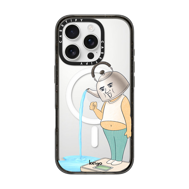 Keigo x CASETiFY iPhone 16 Pro ケース ブラック インパクトケース MagSafe対応 Keigo 04