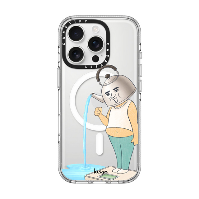 Keigo x CASETiFY iPhone 16 Pro ケース クリア クリア ケース MagSafe対応 Keigo 04