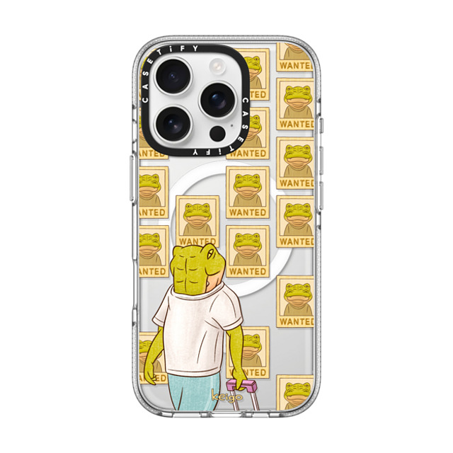 Keigo x CASETiFY iPhone 16 Pro ケース クリア クリア ケース MagSafe対応 Keigo 05