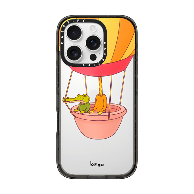 Keigo x CASETiFY iPhone 16 Pro ケース ブラック インパクトケース Keigo 06