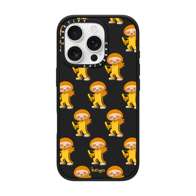 Keigo x CASETiFY iPhone 16 Pro ケース マットブラック インパクトケース Keigo 07