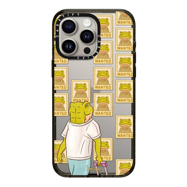 Keigo x CASETiFY iPhone 15 Pro Max ケース ブラック インパクトケース Keigo 05