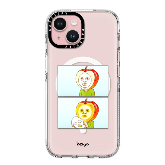 Keigo x CASETiFY iPhone 15 ケース クリア クリア ケース MagSafe対応 Keigo 01