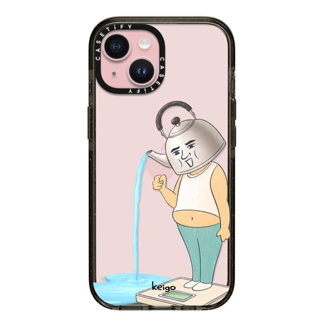 Keigo x CASETiFY iPhone 15 ケース ブラック インパクトケース Keigo 04